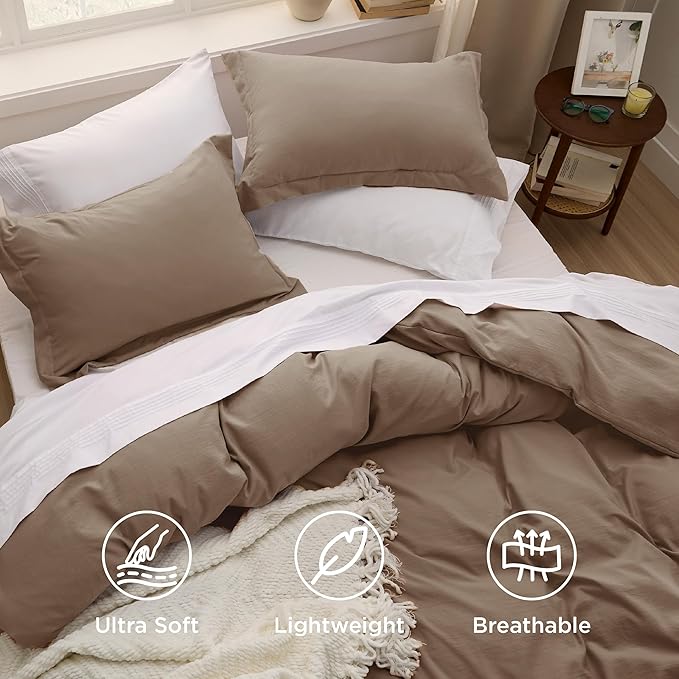 Duvet Cover Set - Queen - 90 x 90 in - 3 Piece