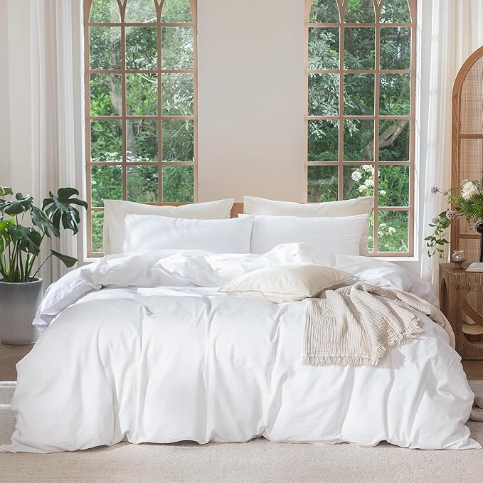 Linen Duvet Cover Set - Full