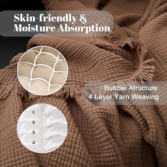 100% Cotton Blanket - Twin