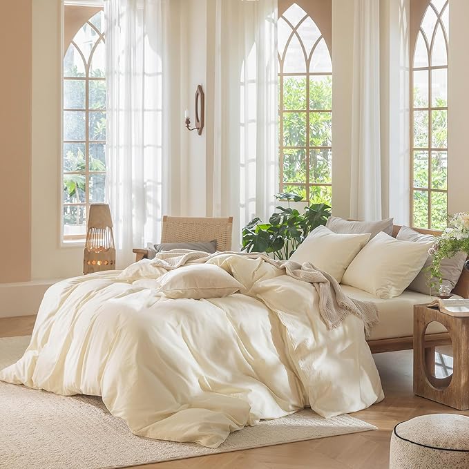 Linen Duvet Cover Set - King