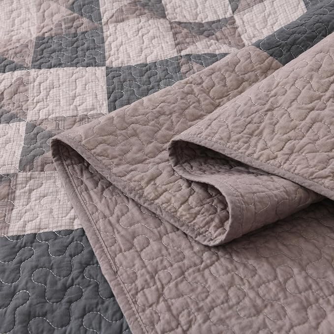 100% Cotton Bedding Set - Queen - 3 Piece