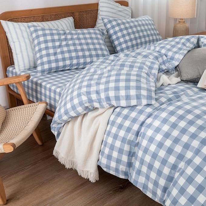 Linen Duvet Cover Set - Queen - 3 Piece