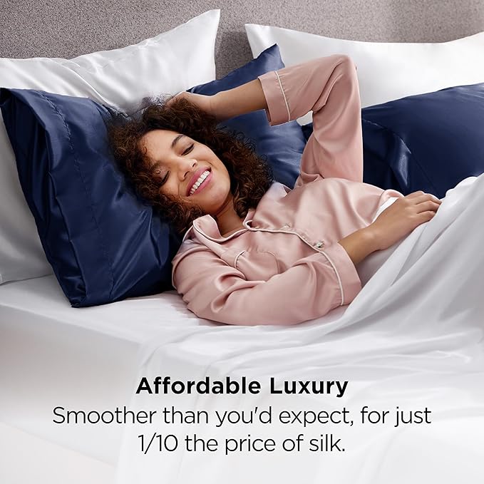 Satin Pillowcase Set - Queen - 20 x 30 in - 2 Piece