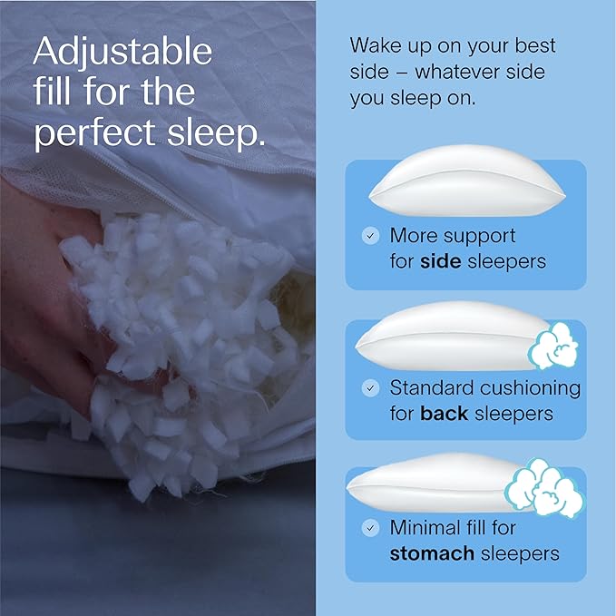 Memory Foam Bed Pillow - Queen