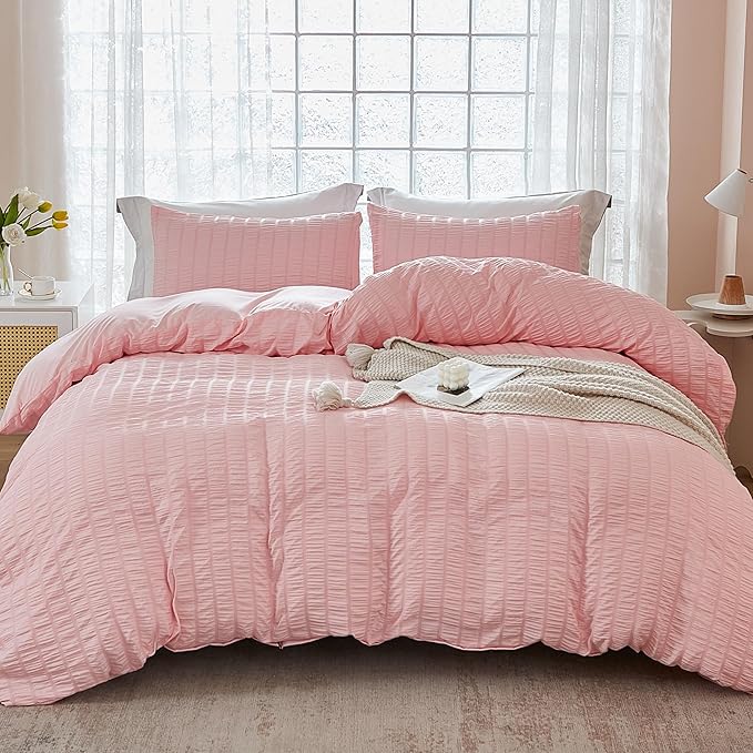 Microfiber Duvet Cover Set - Full - 80 x 90 in - 3 Piece