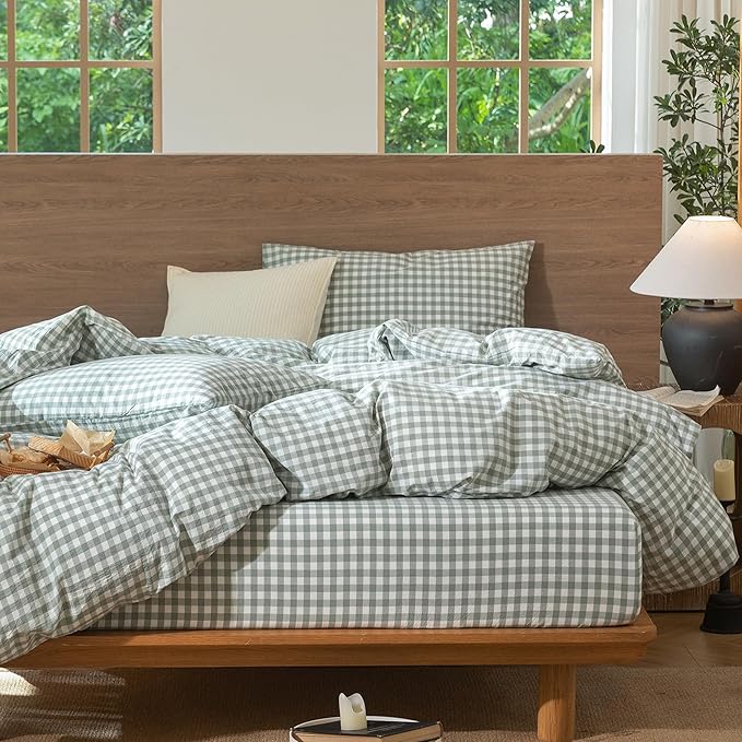 Linen Duvet Cover Set - Twin