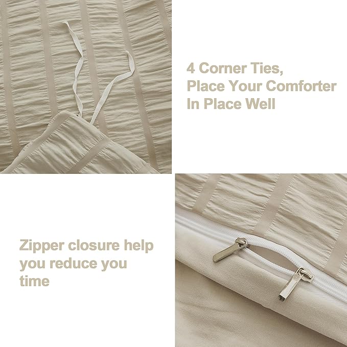 Microfiber Duvet Cover Set - Full - 80 x 90 in - 3 Piece