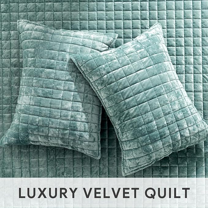 Velvet Quilt Set - King