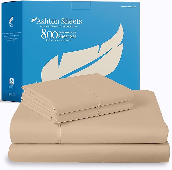 Cooling Bed Sheet Set - Queen - 16 in Deep Pocket - 4 Piece