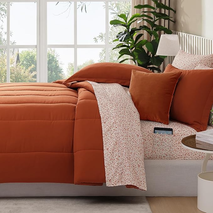 Comforter Set - Queen - 7 Piece