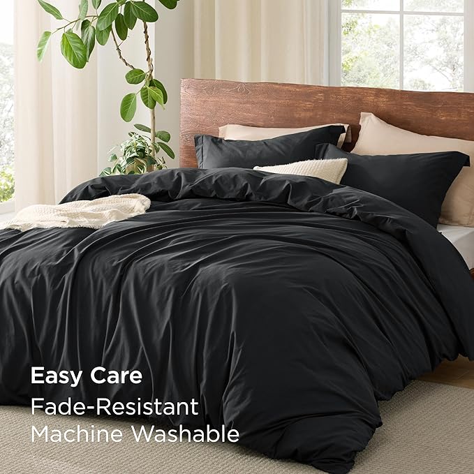 Linen Duvet Cover Set - Queen