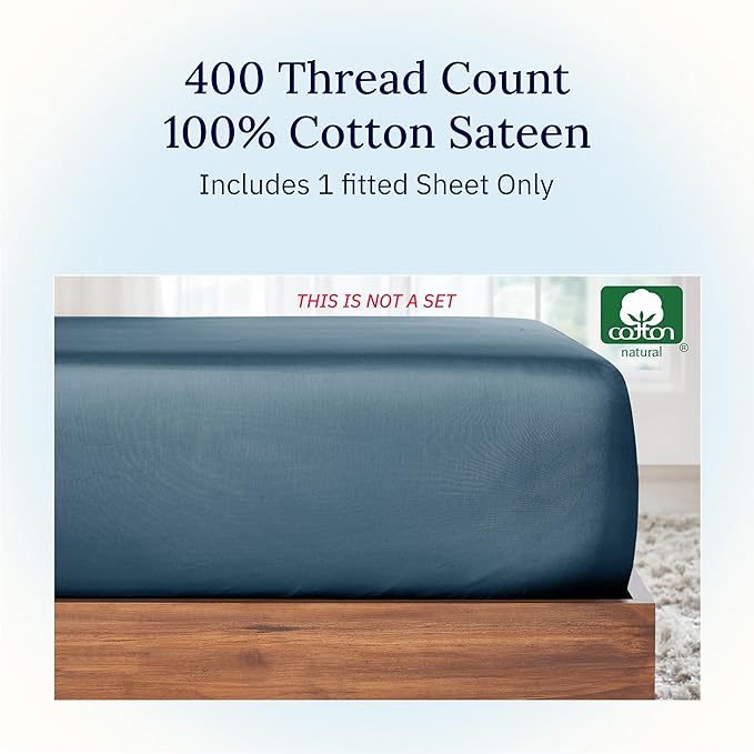 100% Cotton Fitted Sheet - Full