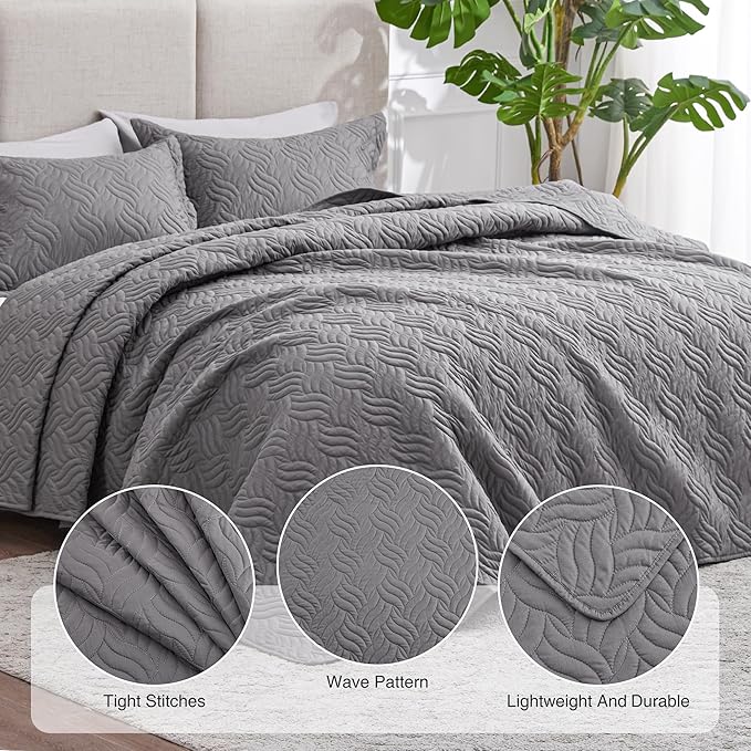 Quilt Set - King - 3 Piece