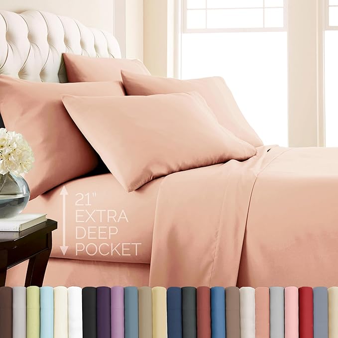 Bed Sheet Set - Queen - 6 Piece