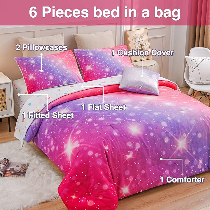 Comforter Set - Twin - 6 Piece