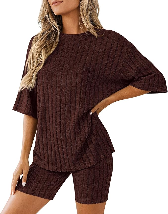 Shorts Pajama Set - Short Sleeve - 2 Piece
