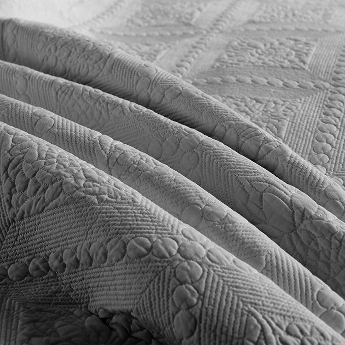 100% Cotton Quilt Set - Queen - 3 Piece