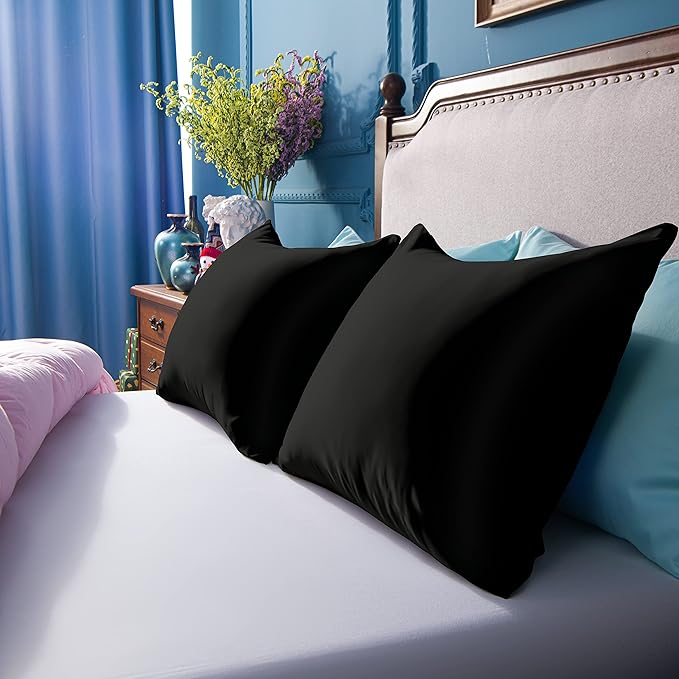 Satin Pillowcase Set - King - 20 x 36 in - 2 Piece