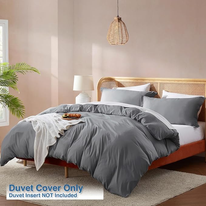 Duvet Cover Set - Queen - 90 x 90 in - 3 Piece
