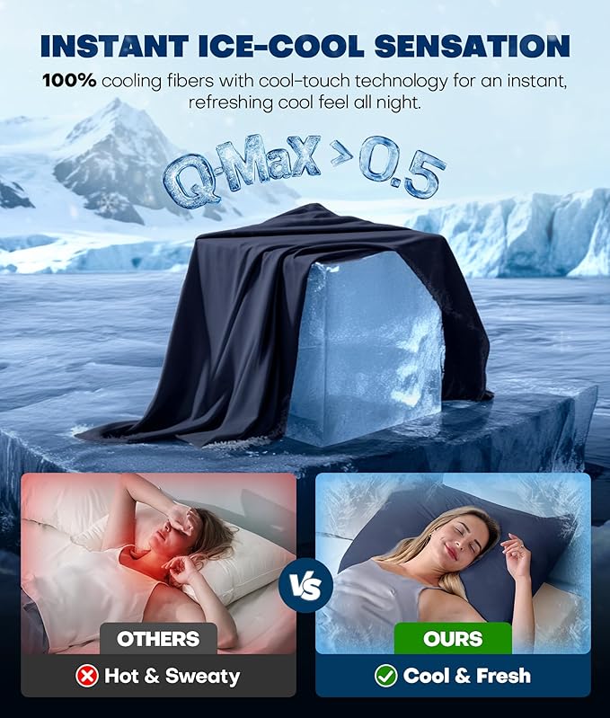 Cooling Pillowcase Set - King - 2 Piece