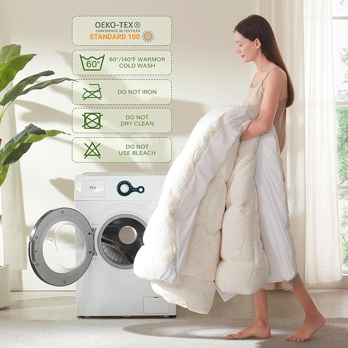 Waterproof Mattress Topper - King - 21 in Deep Pocket