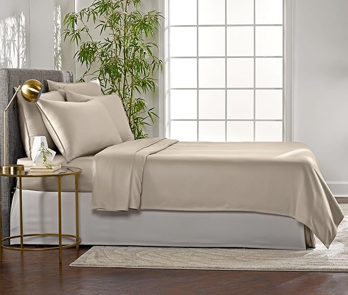 Bamboo Cooling Bed Sheet Set - Full - 4 Piece