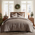 Velvet Quilt Set - Queen - 3 Piece