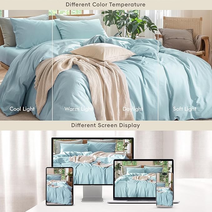 Linen Duvet Cover Set - Full