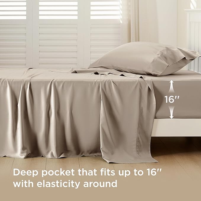 Bamboo Cooling Bed Sheet Set - Twin XL