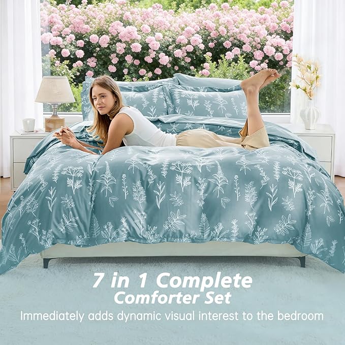 Comforter Set - King - 7 Piece