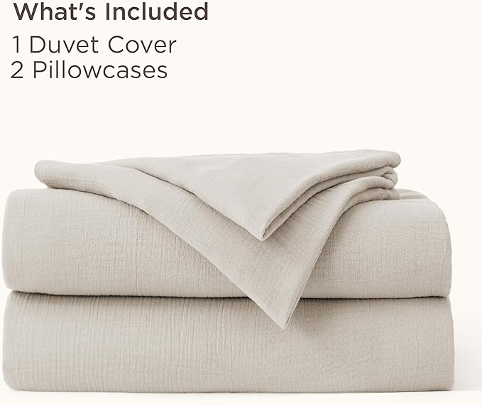 Bamboo Cooling Duvet Cover Set - Queen - 3 Piece