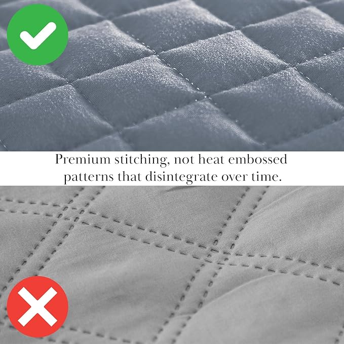 Microfiber Quilt Set - King