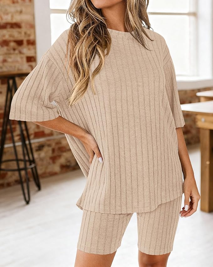Shorts Pajama Set - Short Sleeve - 2 Piece