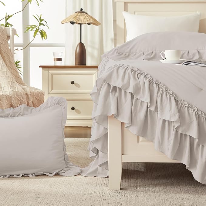 Linen Comforter Set - Twin - 66 x 90 in - 2 Piece