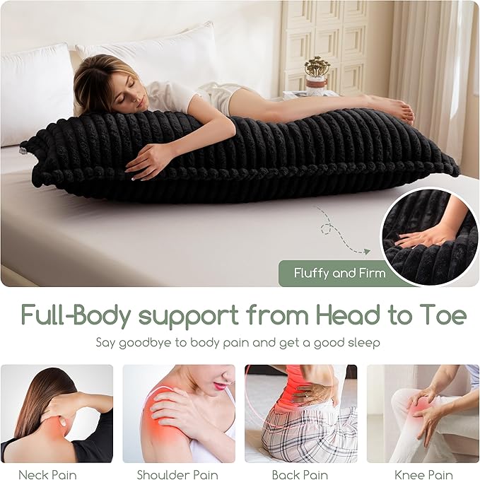 Memory Foam Body Pillow - Full - 20 x 54 in