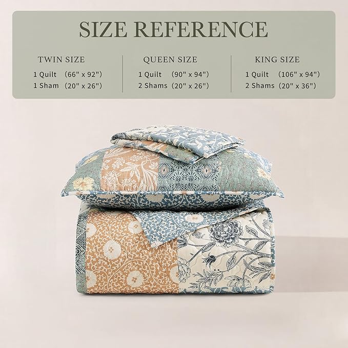 Quilt Set - Queen - 3 Piece