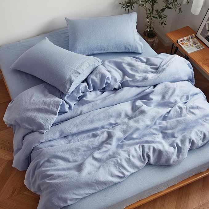 Linen Cooling Bed Sheet Set - Full - 3 Piece