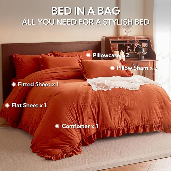 Comforter Set - Queen - 7 Piece