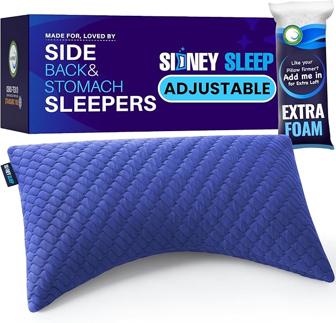 Memory Foam Bed Pillow - Queen