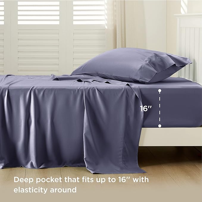 Bamboo Cooling Bed Sheet Set - Twin