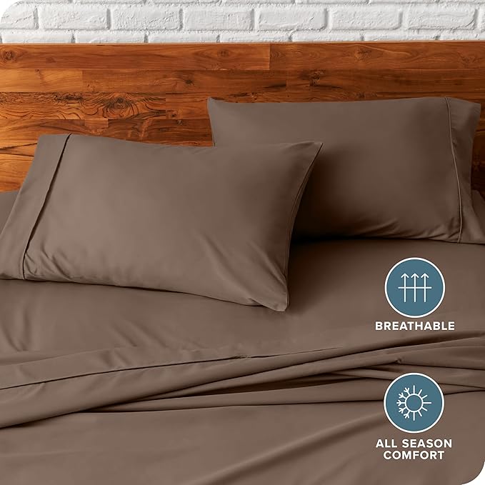 Microfiber Cooling Pillowcase Set - Queen - 2 Pack - 2 Piece