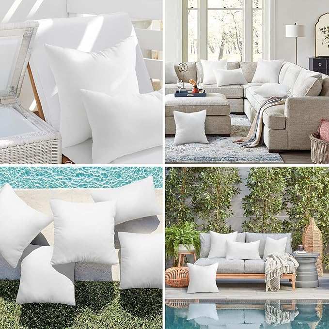 Hypoallergenic Bed Pillow - 4 Piece