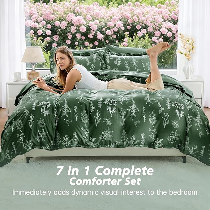 Comforter Set - King - 7 Piece