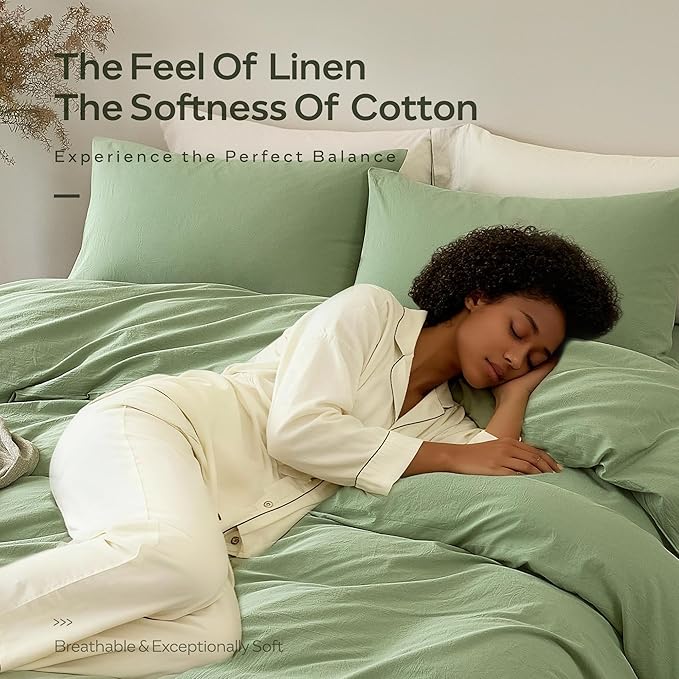 Linen Duvet Cover Set - King