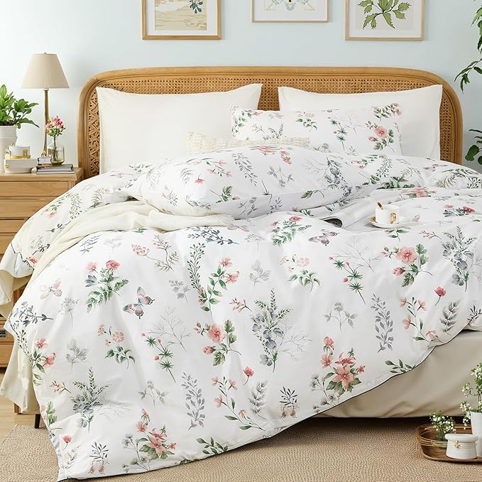100% Cotton Duvet Cover Set - King - 3 Piece