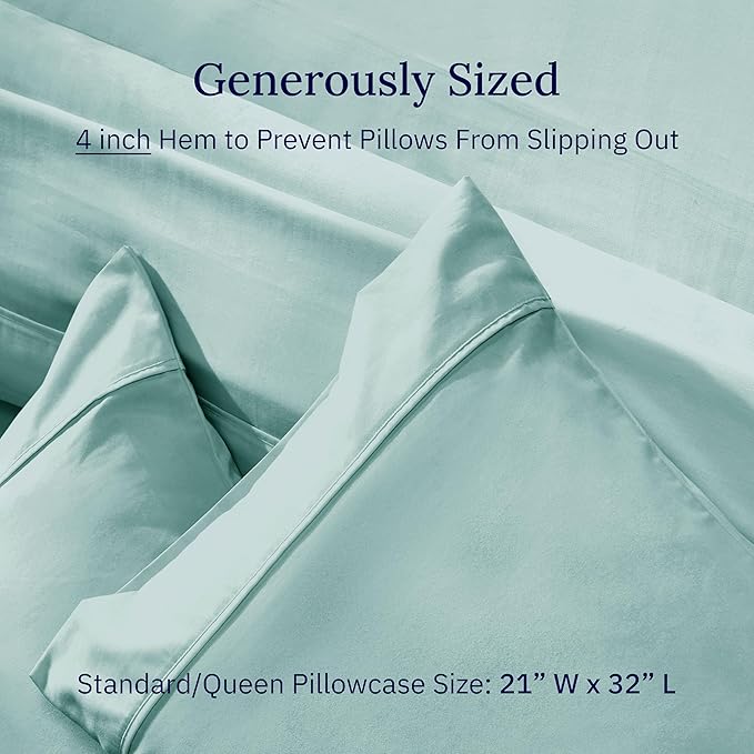 100% Cotton Pillowcase Set - Queen - 2 Piece