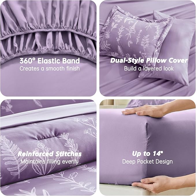 Comforter Set - King - 7 Piece