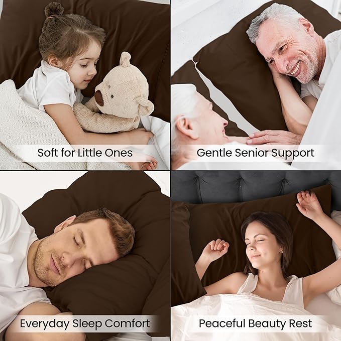 Microfiber Pillowcase Set - Queen - 20 x 30 in - 2 Pack