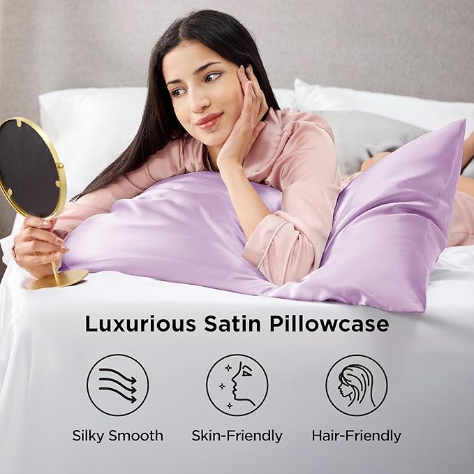 Satin Pillowcase Set - Queen - 20 x 30 in - 2 Piece