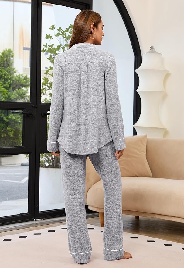 Women's Pants Pajama Set - Long Sleeve - 2 Piece